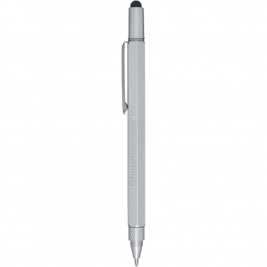 Logo trade promotional items image of: Dora recycled aluminium multifunctional pen