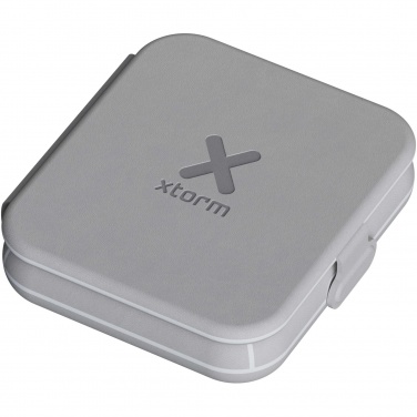 Logotrade advertising product image of: Xtorm XWF21 15W foldable 2-in-1 wireless travel charger
