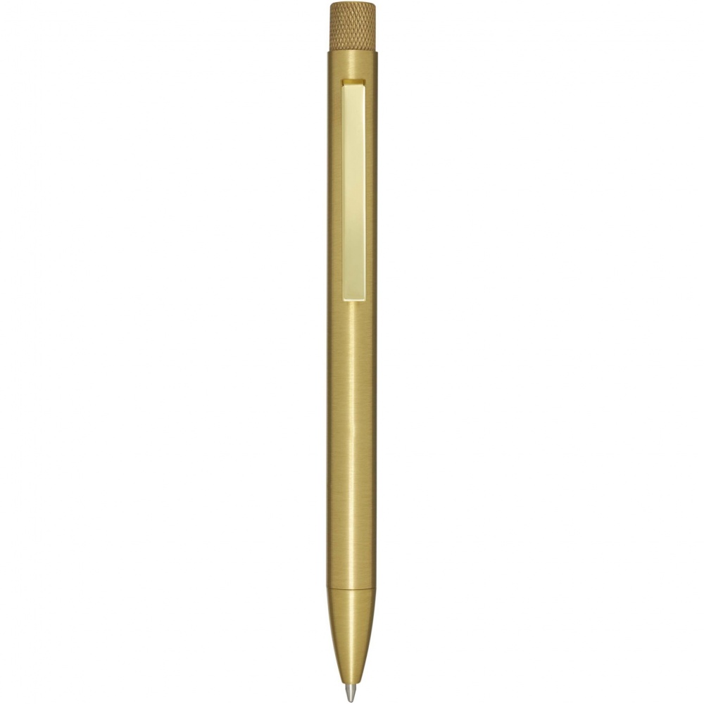 Logo trade corporate gifts picture of: Beatriz recycled brass ballpoint pen