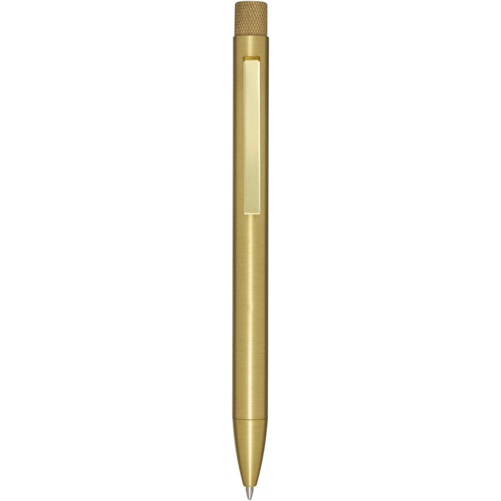 Logotrade promotional merchandise image of: Beatriz recycled brass ballpoint pen