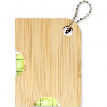 Logo trade promotional merchandise picture of: Levo bamboo bottle opener with level 