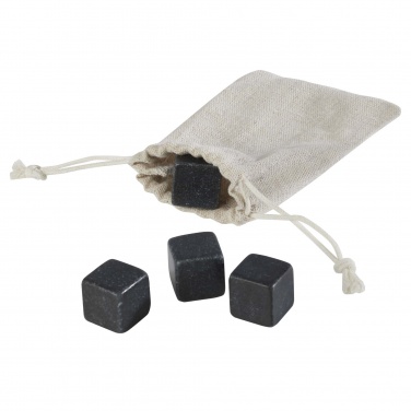 Logo trade promotional items image of: Pedro stone ice cubes set