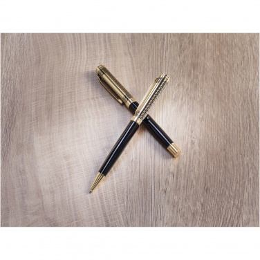 Logo trade promotional gifts image of: Legato ballpoint and rollerball pen set
