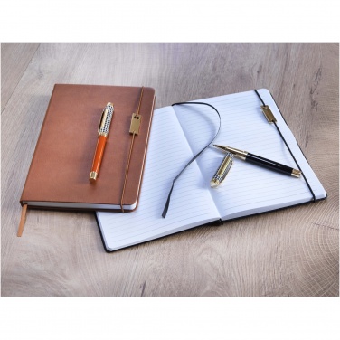 Logotrade promotional gift picture of: Legato A5 notebook and rollerball pen set 