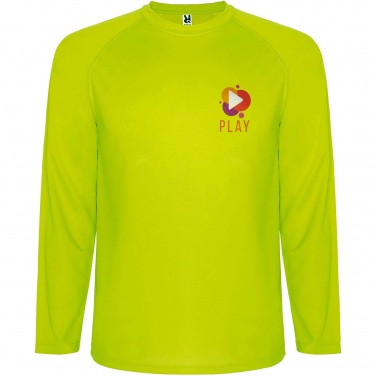 Logo trade promotional giveaways image of: Montecarlo long sleeve men's sports t-shirt