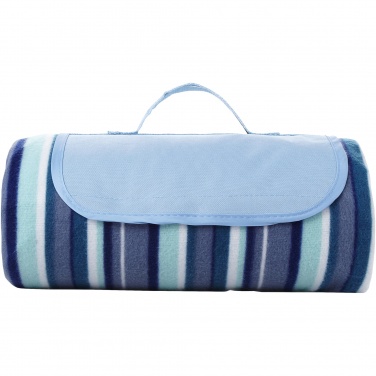 Logo trade promotional giveaway photo of: Riviera water-resistant outdoor picnic blanket