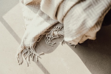 Logo trade promotional merchandise photo of: VINGA Lenox blanket