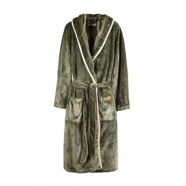Logo trade advertising products picture of: VINGA Louis luxury plush GRS RPET robe size S-M