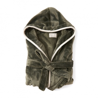 Logotrade corporate gift picture of: VINGA Louis luxury plush RPET robe size L-XL