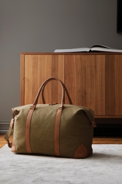 Logo trade promotional gifts picture of: VINGA Bosler RCS recycled canvas weekend bag