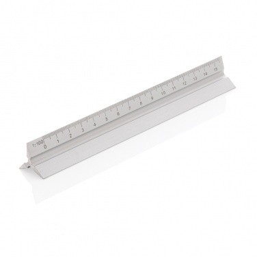 Logotrade corporate gift picture of: 15cm. Aluminum triangular ruler