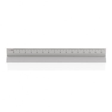Logotrade promotional merchandise picture of: 15cm. Aluminum triangular ruler