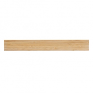 Logotrade promotional item image of: Timberson extra thick 30cm double sided bamboo ruler