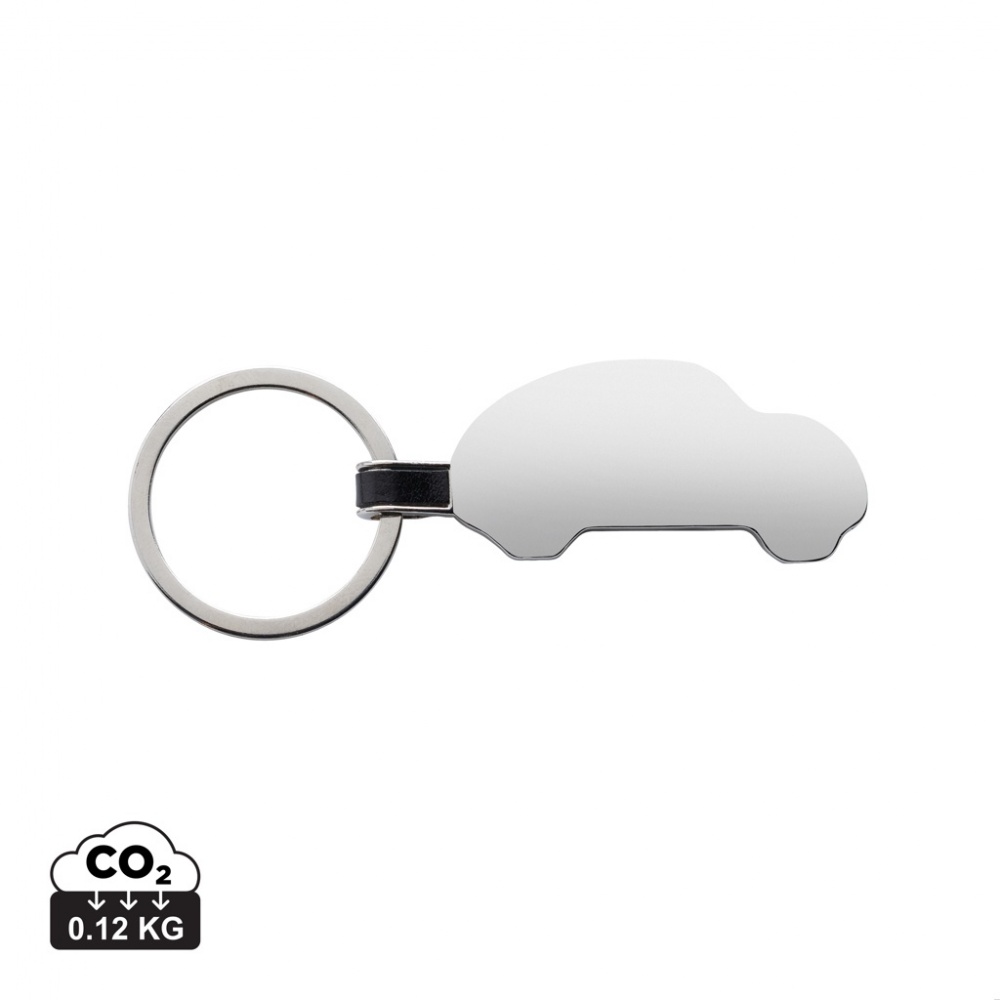 Logotrade advertising product image of: RCS recycled zinc alloy car keyring