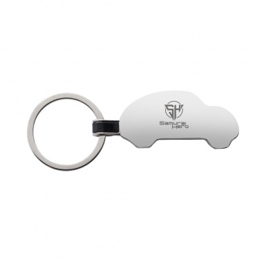 Logo trade promotional product photo of: RCS recycled zinc alloy car keyring