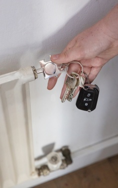 Logotrade promotional merchandise image of: RCS recycled zinc alloy 3 in 1 keychain