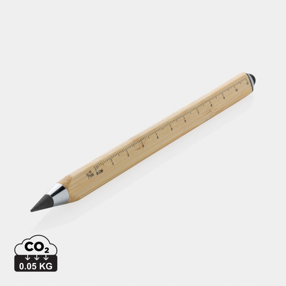 Logotrade promotional giveaway image of: Eon bamboo infinity multitasking pen
