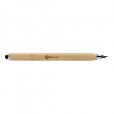Logo trade promotional gifts image of: Eon bamboo infinity multitasking pen
