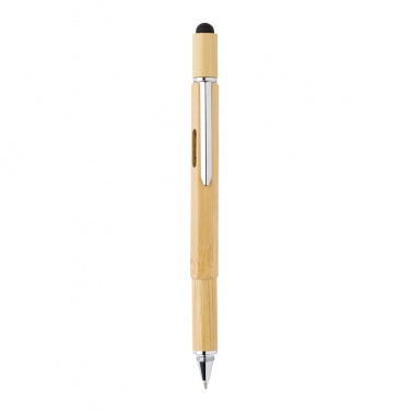 Logotrade promotional item picture of: Bamboo 5-in-1 toolpen
