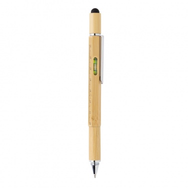 Logotrade advertising product image of: Bamboo 5-in-1 toolpen
