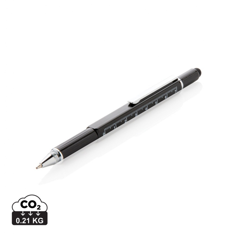 Logo trade business gift photo of: 5-in-1 aluminium toolpen
