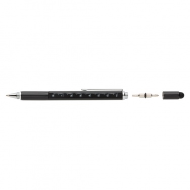Logotrade promotional merchandise picture of: 5-in-1 aluminium toolpen