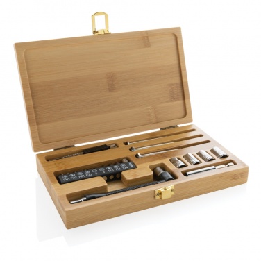 Logo trade promotional product photo of: Carvine 21 pcs bamboo tool set