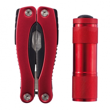 Logo trade advertising products picture of: Multitool and torch set