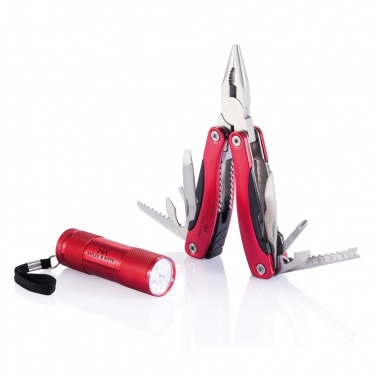 Logo trade promotional gifts image of: Multitool and torch set