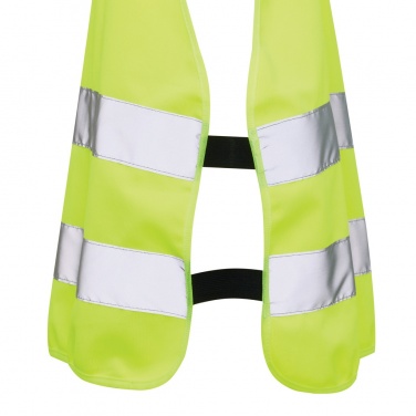 Logotrade promotional merchandise picture of: GRS recycled PET high-visibility safety vest 7-12 years