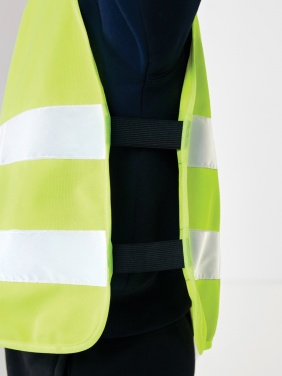 Logo trade promotional gifts image of: GRS recycled PET high-visibility safety vest 7-12 years