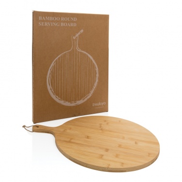 Logotrade promotional merchandise photo of: Ukiyo bamboo round serving board