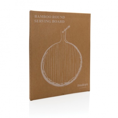Logotrade promotional item picture of: Ukiyo bamboo round serving board