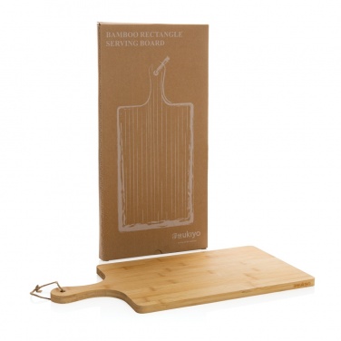 Logo trade advertising products image of: Ukiyo bamboo rectangle serving board
