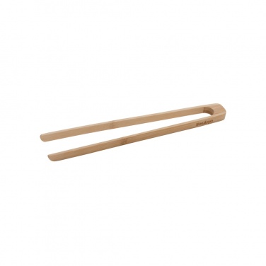 Logo trade promotional giveaways image of: Ukiyo bamboo serving tongs