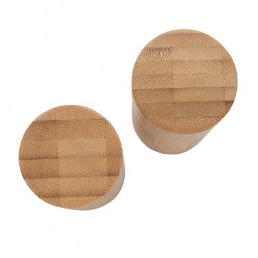 Logo trade promotional item photo of: Ukiyo bamboo salt and pepper mill set