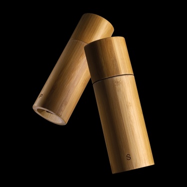Logotrade promotional gift image of: Ukiyo bamboo salt and pepper mill set