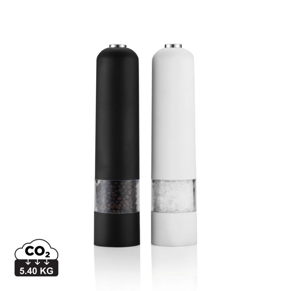 Logo trade business gift photo of: Electric pepper and salt mill set