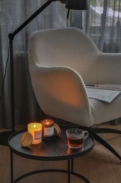 Logotrade business gift image of: Ukiyo deluxe scented candle with bamboo lid