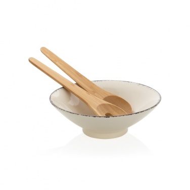 Logotrade promotional giveaways photo of: Ukiyo salad bowl with bamboo salad server