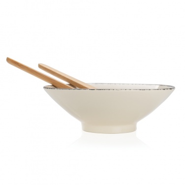 Logo trade promotional products picture of: Ukiyo salad bowl with bamboo salad server