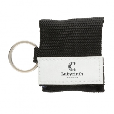 Logo trade promotional items image of: Keychain CPR mask