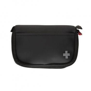 Logo trade corporate gift photo of: RCS recycled nubuck PU pouch first aid set mailable