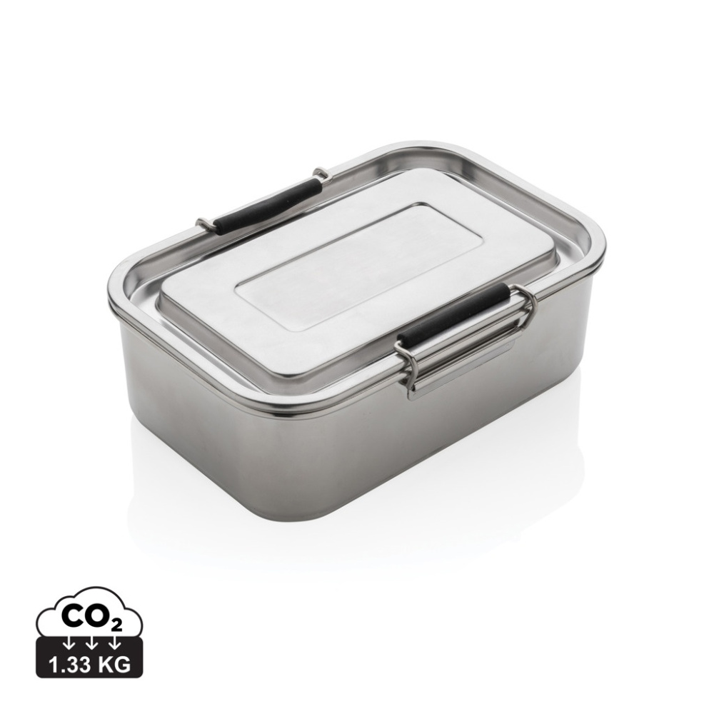 Logotrade promotional gift picture of: RCS Recycled stainless steel leakproof lunch box