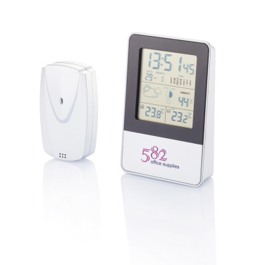 Logo trade business gift photo of: Indoor/outdoor weather station