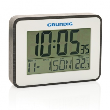 Logo trade promotional gift photo of: Grundig weatherstation alarm and calendar