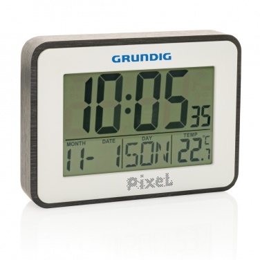 Logo trade promotional giveaways picture of: Grundig weatherstation alarm and calendar
