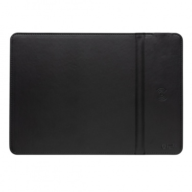 Logotrade advertising products photo of: Swiss Peak RCS recycled PU 10W wireless charging mousepad