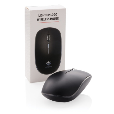 Logo trade advertising products picture of: Light up logo wireless mouse