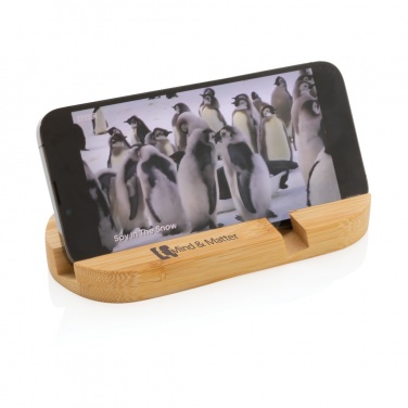 Logotrade advertising product picture of: Bamboo tablet and phone holder